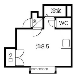10BOX本郷【206号室】の間取り