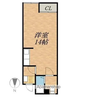 ノースコートⅡ【2階】の間取り