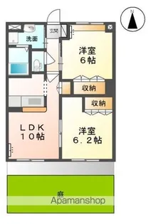 メルヴェール Ⅰ【1階】の間取り