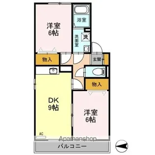 スーペリア・デュオ【2階】の間取り