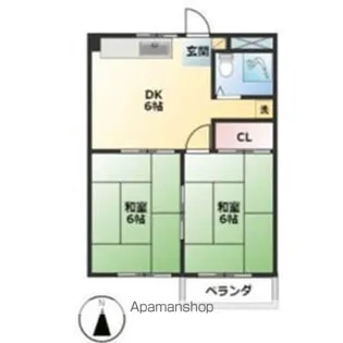 メゾン藤岡【2階】の間取り