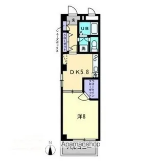 スピリア三条【306号室】の間取り