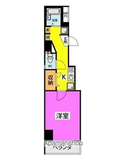 WOGUE OHTEMON【7階】の間取り