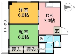 DYハウス【2階】の間取り