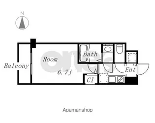 オーキッドレジデンス鶴舞(旧S−RESIDENCE鶴舞)【10階】の間取り