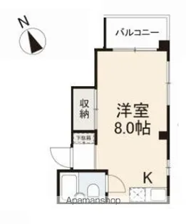 稲井ビル【4階】の間取り