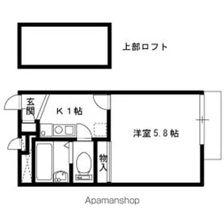 レオパレス平野【101号室】の間取り