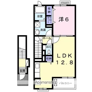 クレールA【2階】の間取り