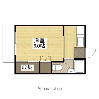 山肩ビル【201号室】の間取り