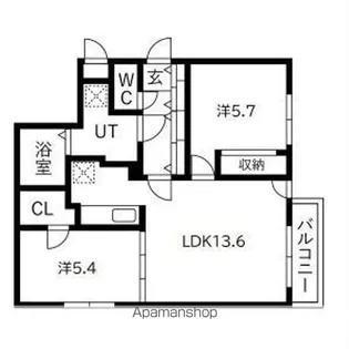 LA COLINA【4階】の間取り