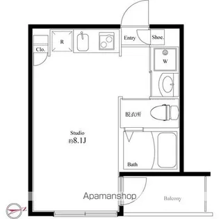 ソレイユ下北沢【1階】の間取り