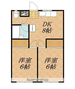 セピアマンション【202号室】の間取り