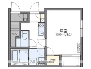 レオネクスト川西【101号室】の間取り