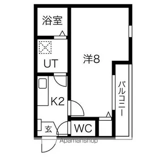 クレフラスト新守山南A棟【1階】の間取り