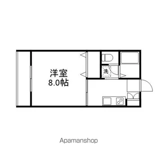 サンライト山口【1階】の間取り