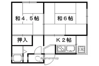 春日マンション【2階】の間取り