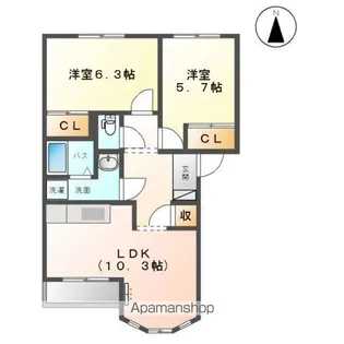 ルミナスハイム【2階】の間取り