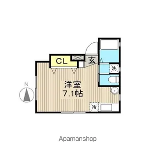 ルヴェドュソレイユ【1階】の間取り