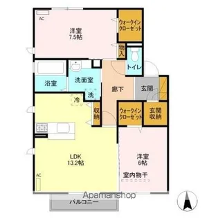 アンクレージュ II【2階】の間取り