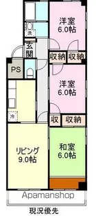 I’Sタウン【201号室】の間取り