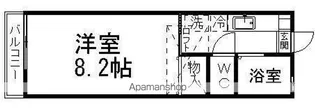 ティエラ早坂【105号室】の間取り