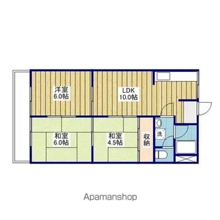 たかおマンション【305号室】の間取り