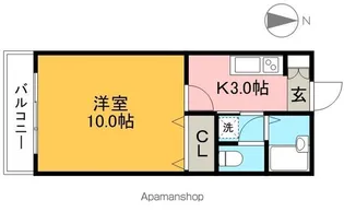 ガーデンハイム西村【2階】の間取り