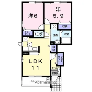 南十字星【1階】の間取り