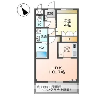 ルミナスハイム【103号室】の間取り