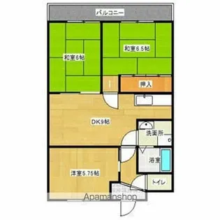 グリーンハイムエル【3階】の間取り