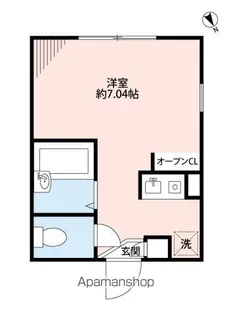 デュオメゾン横濱石川町WEST【1階】の間取り