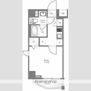 東京都文京区水道2丁目【マンション】の間取り