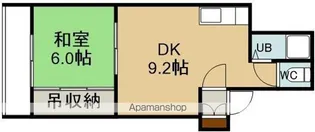 パークコート中島町【308号室】の間取り