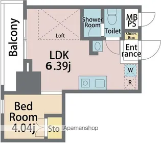 ラ・ビーナス幸【505号室】の間取り