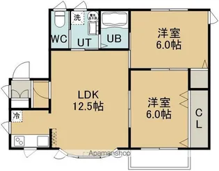 カリーノ(カリーノ)【2階】の間取り
