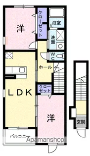 メゾン ルミネージュ【2階】の間取り