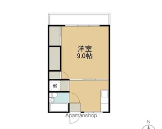 月江寺 マンション【A-2号室】の間取り