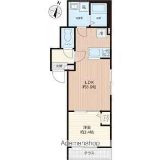 KomorebiCourt【1階】の間取り