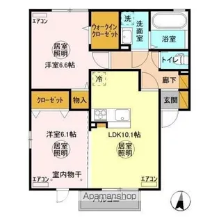グランマーレ L【2階】の間取り