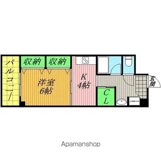 K−1HILL【7階】の間取り