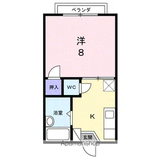 ロンドンストリートⅠ【2階】の間取り