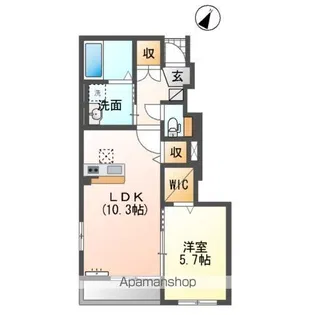 ソフィア【1階】の間取り