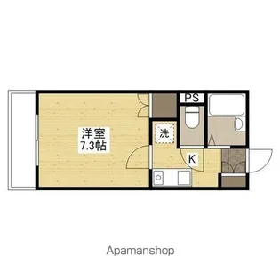 レジデンス増田Ⅲ【4階】の間取り