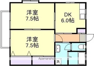 コーポデンエン【1階】の間取り