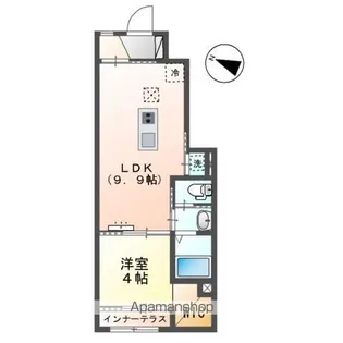 ドン・パレス【1階】の間取り