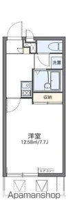 レオパレスピュアハイツ学研台【201号室】の間取り