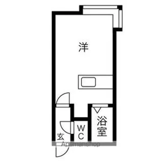 AMS桜D棟【101号室】の間取り