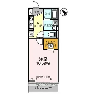 アクトルシェリア【2階】の間取り