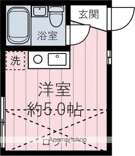 グリシーヌ松原【1階】の間取り