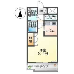 ベルクレスト.K【203号室】の間取り